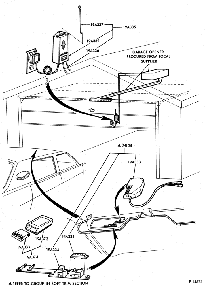 Схема AIR CONDITIONER-Garage door opener