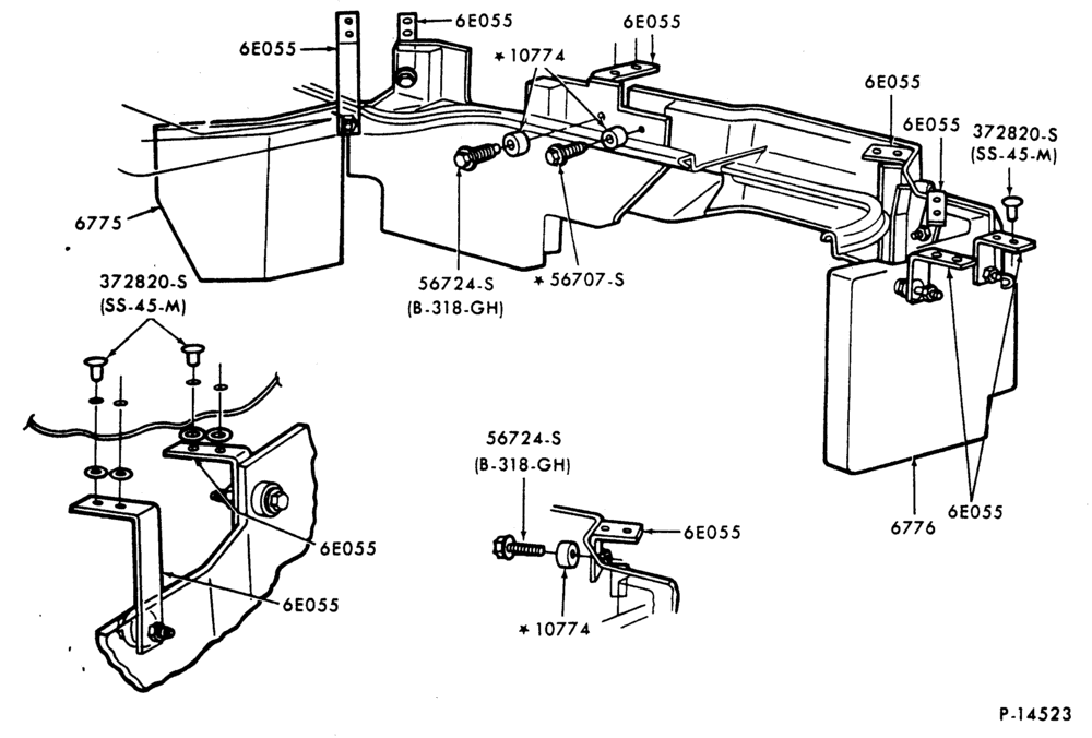 Схема 8 CYL. 10.4L (636 C.I.D.)-L-LN-LNT-LS-LT-LTS800- rear (upper)
