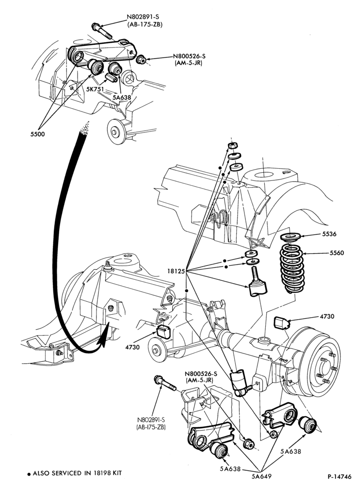 Схема FRAME-- arms, shock absorbers and springs