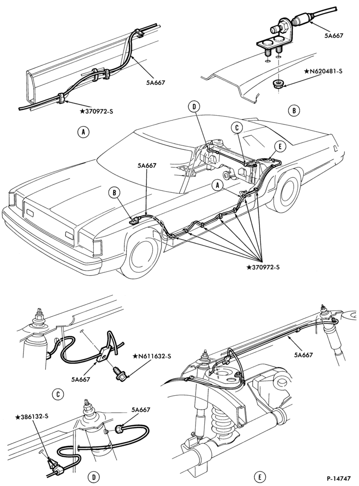 Схема FRONT SPRING AND STABILIZERS-REAR SUSPENSION - shock absorber actuated - "Before 3-15-80"