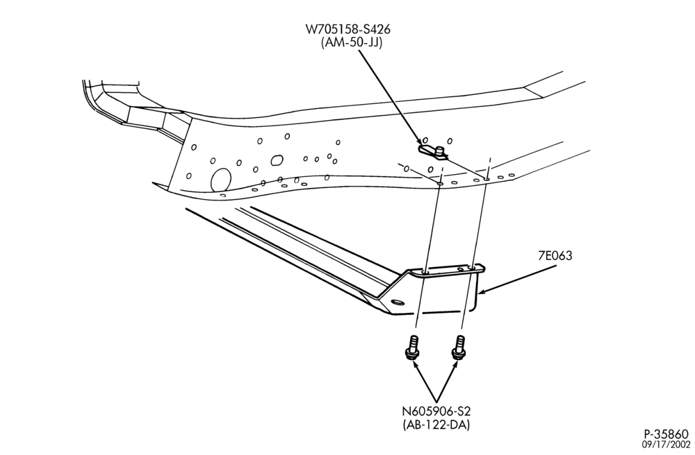 Схема TRANSFER CASE-Transfer case skid plate-F250SD/350SD