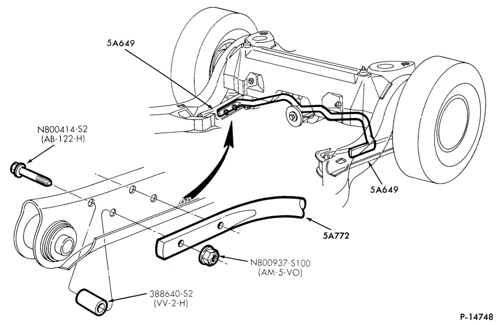 Схема FRONT SPRING AND STABILIZERS-REAR SUSPENSION  - police maximum handling stabilizer bar