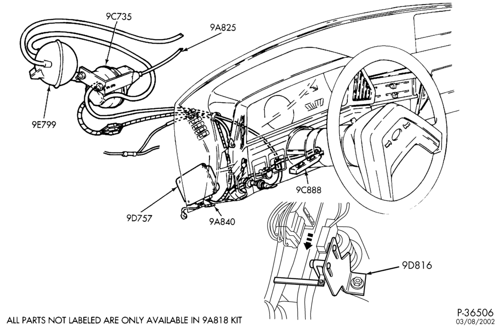 Схема 8 CYL. 5.0L - GAS-Speed control - dealer installed