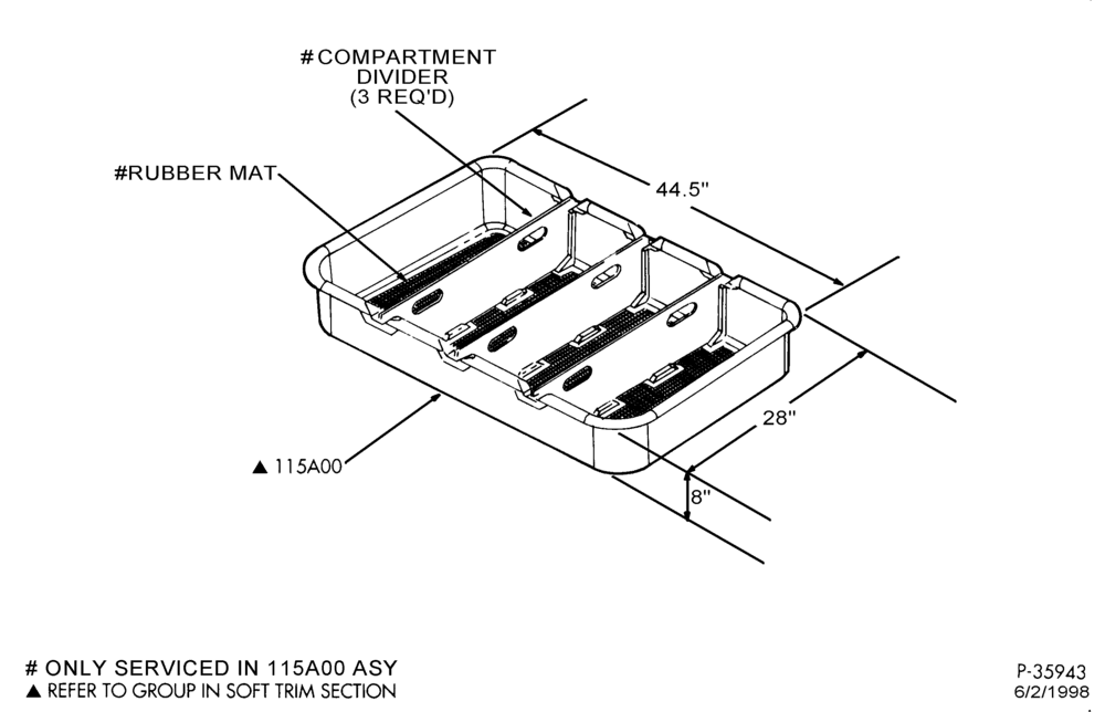 Схема SOFT, INTERIOR TRIM-Luggage compartment trim - storage organizer