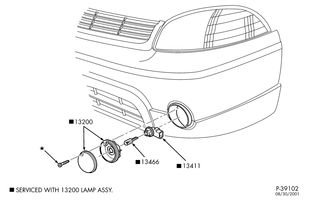 Схема LAMPS-Inner parking lamp assembly - sport version-TW