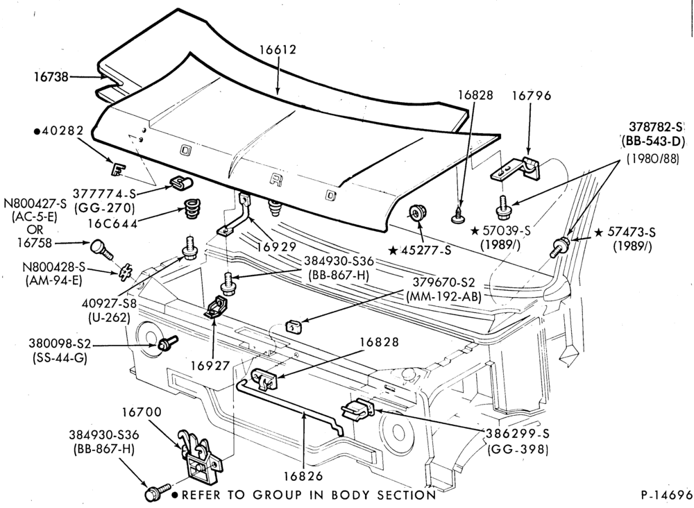 Схема FENDERS-Hood and related parts-steel-All