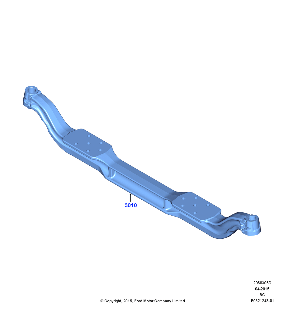 Схема Front Axle Case, 14,000 LB. FRONT AXLE; 13.07.2015