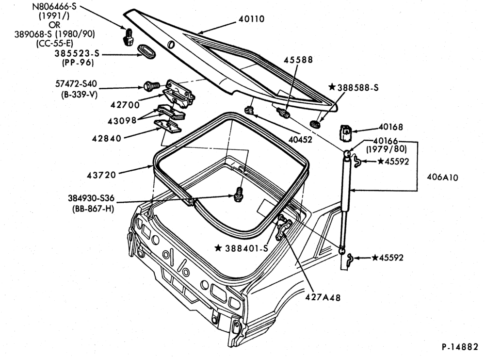 Схема ROOF-Liftgate