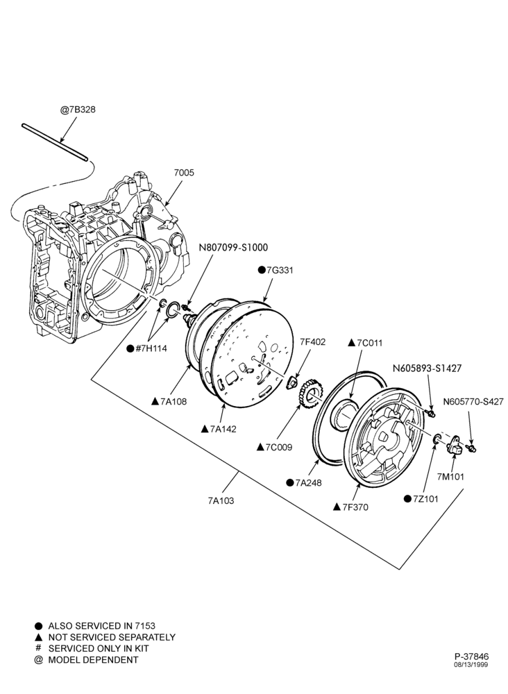 Схема CD4E TYPE - INTERNAL PARTS-Pump assembly & pump drive