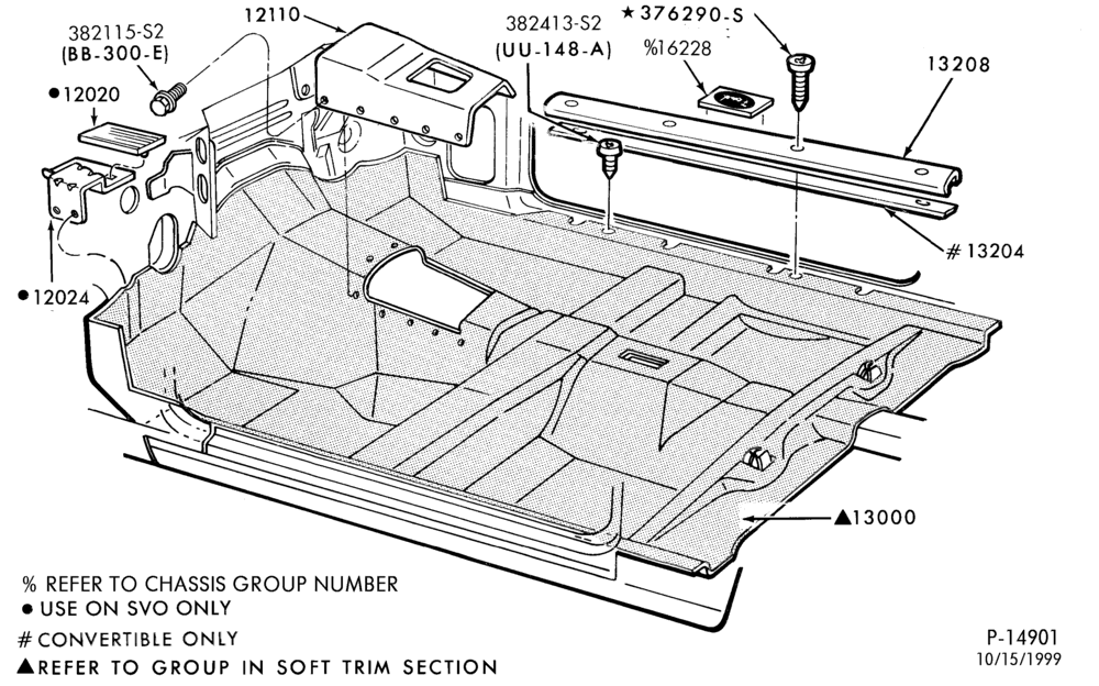 Схема SOFT, INTERIOR TRIM-Floor carpets