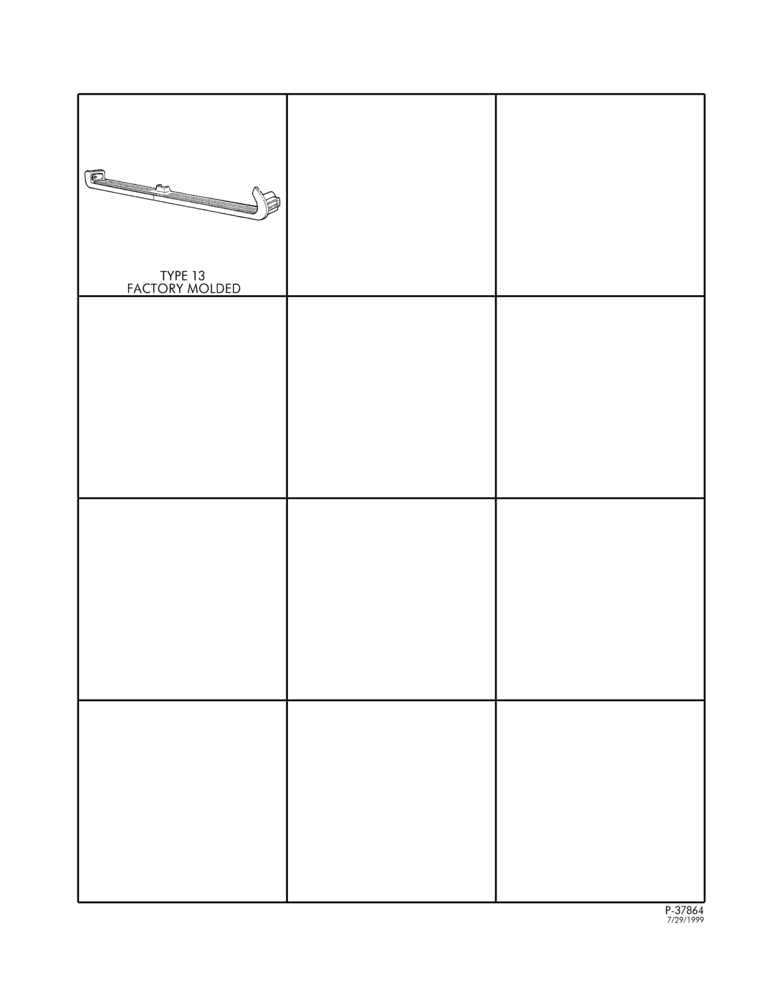Схема BOARD (RUNNING - TYPE 13) AND 16451 - ACCESSORY BOARDS (COMPLETEE KITS) VANS
