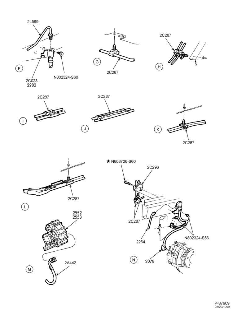 Схема BRAKES-Disc brake system - B/T 74 - with anti-lock - Page B