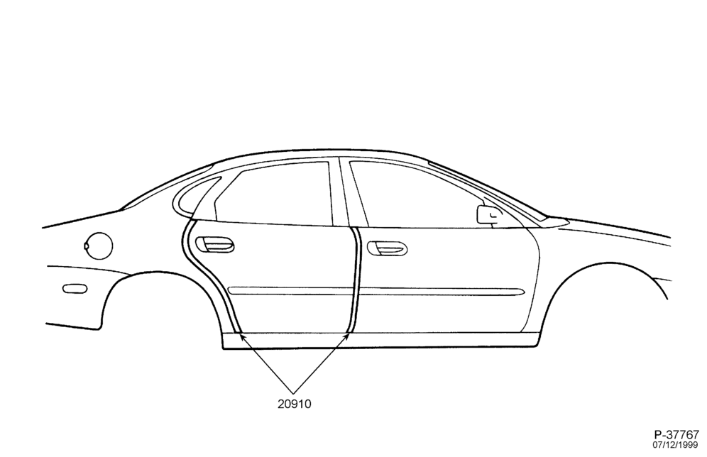 Схема SABLE - DOOR EDGE GUARDS