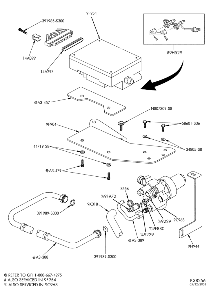 Схема 8-цил. 5,4 л - (BI-FUEL)-Compuvalve vapor assembly - CNG/GAS