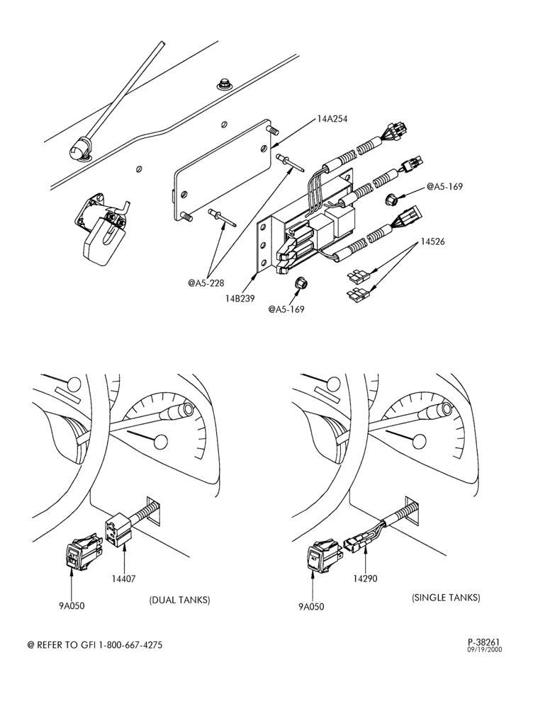 Схема 10-цил. 6,8 л - (BI-FUEL)-Electrical components - LPG/GAS