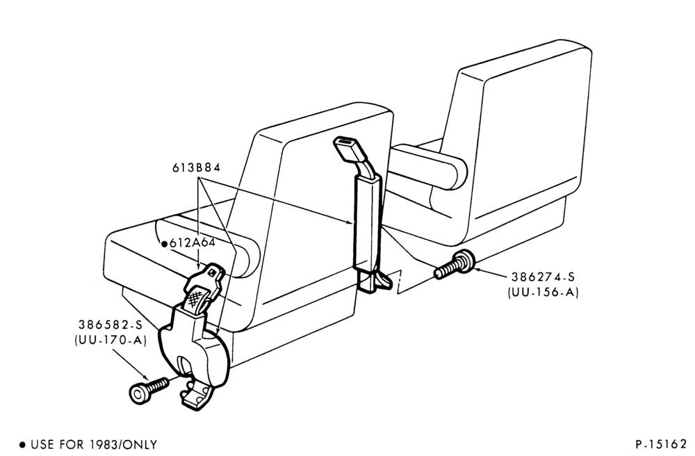 Схема SEAT BELTS-Seat belt installation - 2nd row captains chair-All