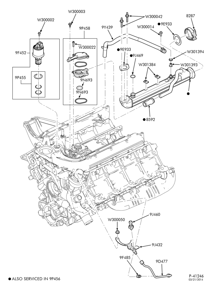 Схема 8 CYL. 6.0L - DIESEL-EGR system