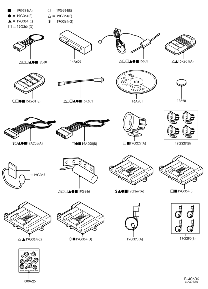 Схема ELECTRICAL SYSTEMS-Dealer installed remote start kits - Powercode-E150/550
