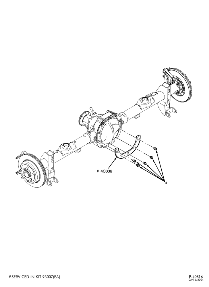 Схема DRIVESHAFT-AXLE DIFFERENTIAL SHIELDS - Police