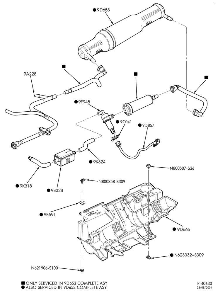 Схема 6 CYL. 3.0L - DOHC-Fuel - vapor canister - flex fuel