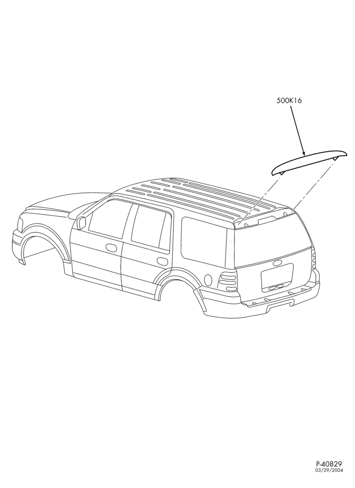 Схема LIFT/TAILGATE, BACK-OF-CAB, BACK WINDOW-Rear air deflector-TN