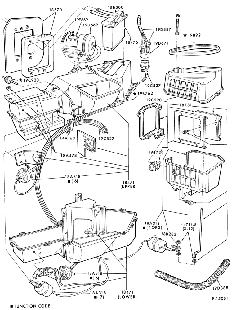 Схема AIR CONDITIONER-Passenger Compartment- integral