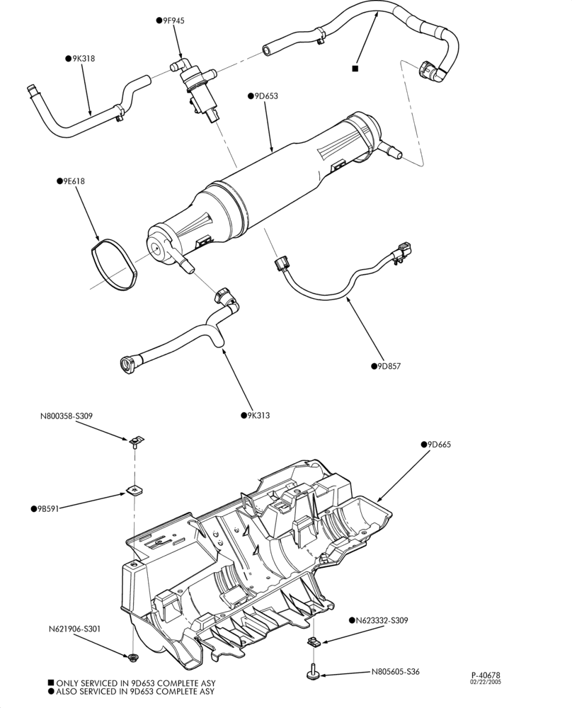 Схема 6 CYL. 3.0L - EXC. DOHC-Fuel - vapor canister - flex fuel