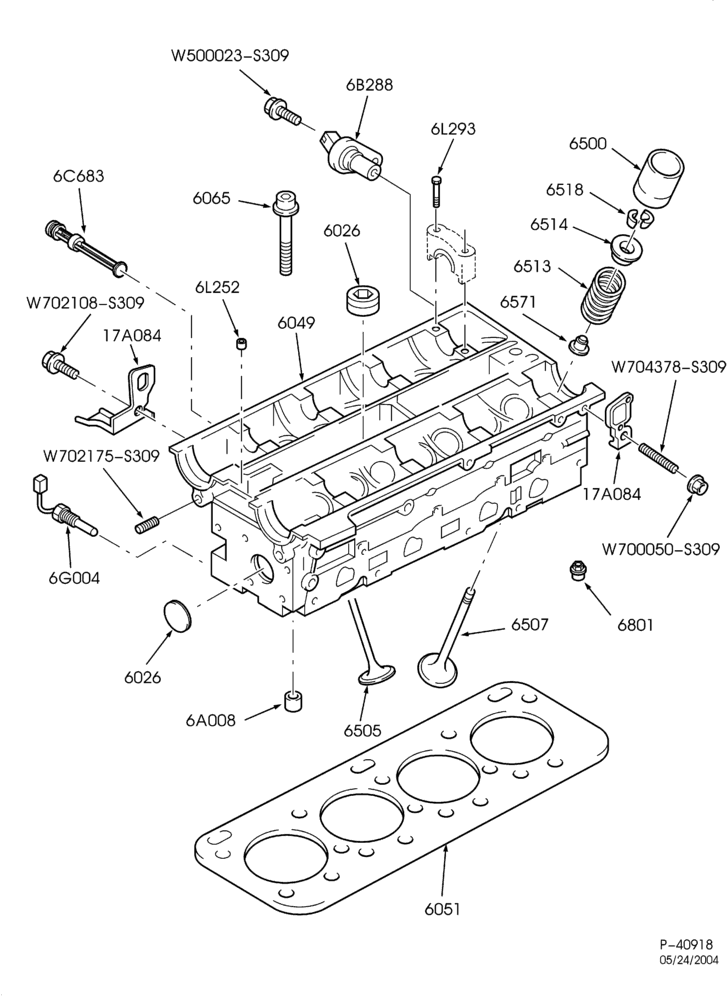 Схема 4 CYL. 2.0L - DOHC-Cylinder head & related parts