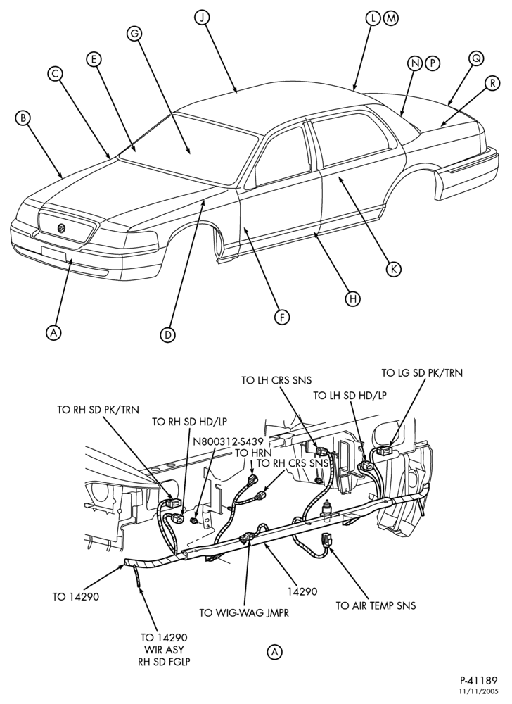 Схема ELECTRICAL SYSTEMS-Wiring system - Police - Page A