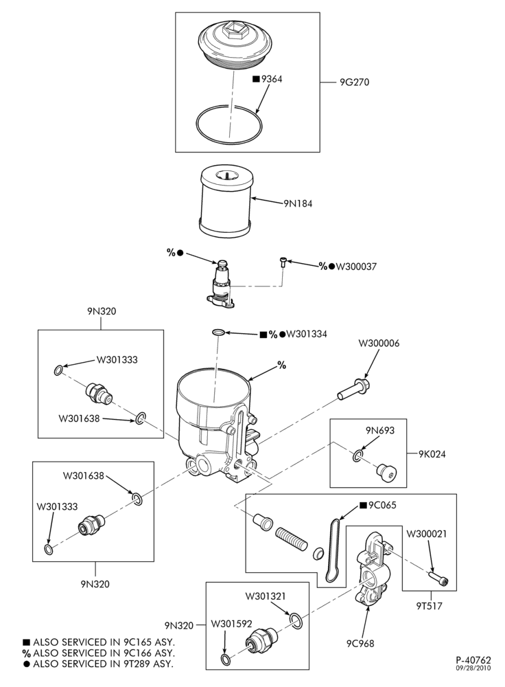 Схема 8 CYL. 6.0L - DIESEL-Fuel filter & related parts