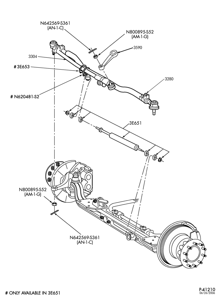Схема STEERING-Steering linkage-F(Super Duty)
