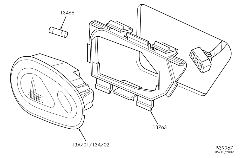 Схема LAMPS-Reading lamp & related parts-F150 SuperCrew