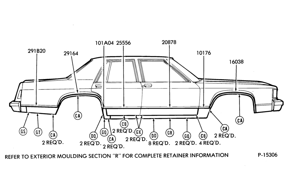 Схема BODY SIDE - BODY TYPE 54K