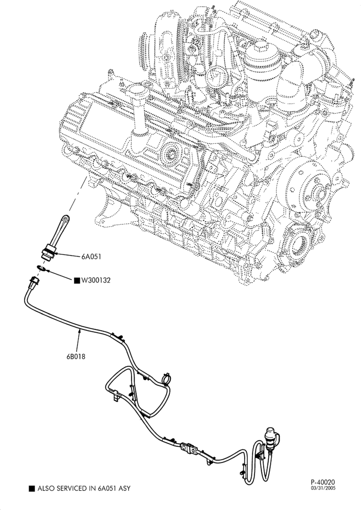 Схема 8 CYL. 6.0L - DIESEL-Engine block immersion heater-E350/450