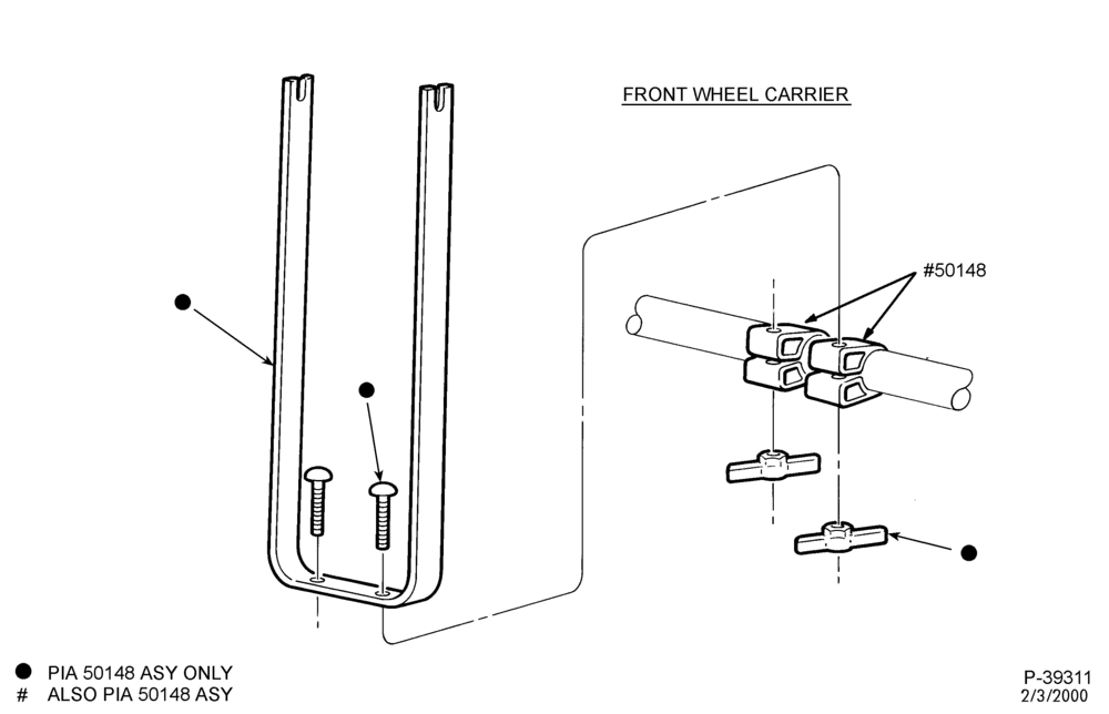 Схема LIFT/TAILGATE, LUGGAGE & BACK WINDOW-Luggage carrier - bike front wheel carrier