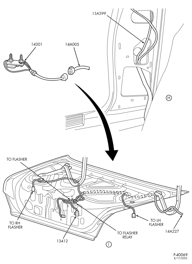 Схема ELECTRICAL SYSTEMS-Wiring system - Police - Page E