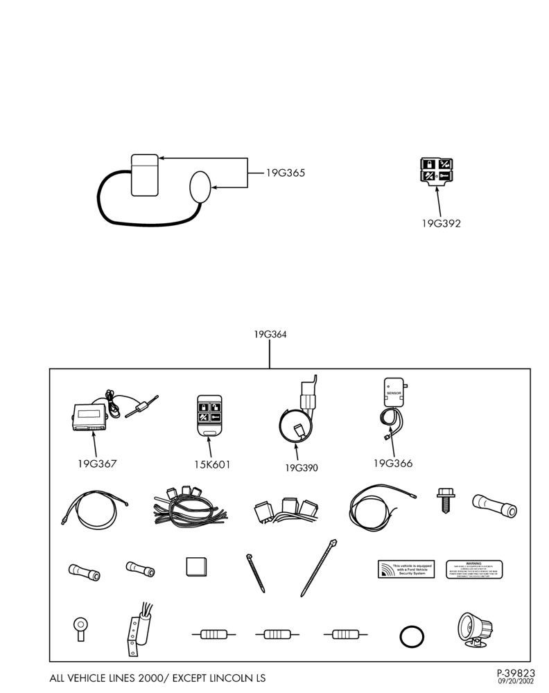 Схема RADIOS-Remote starter kit-F250SD/550SD
