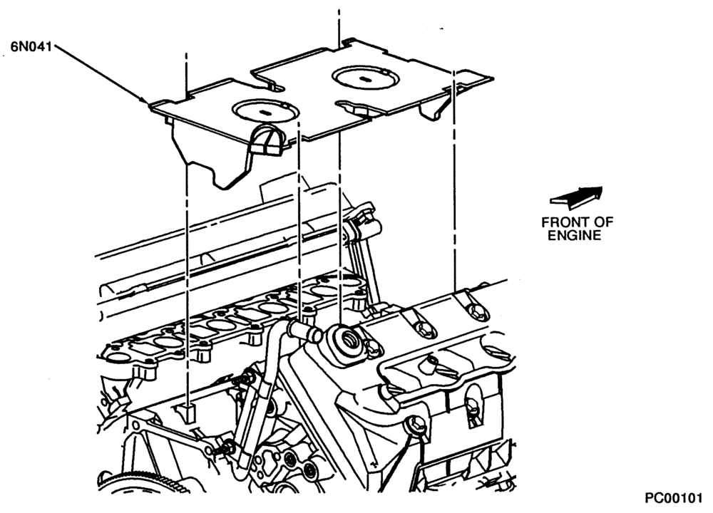 Схема FUEL SYSTEM AND CALIBRATION-Manifold - silencer