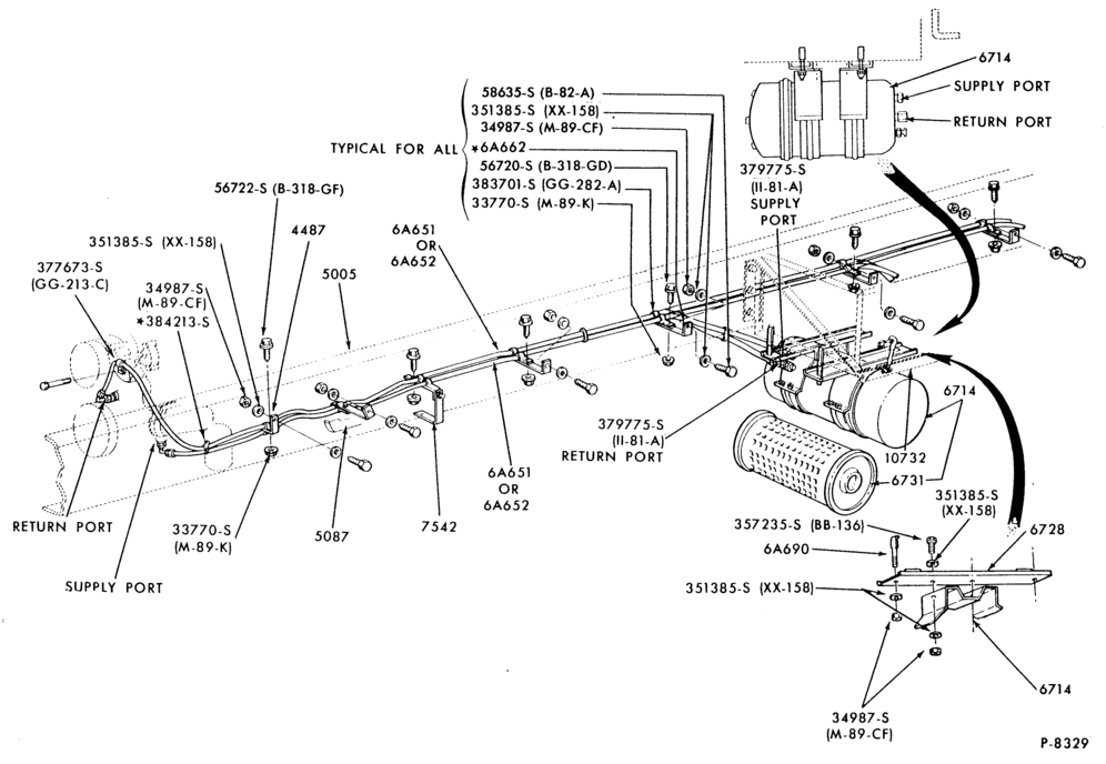 Схема 8 CYL. 10.4L (636 C.I.D.)-L-LN-LNT-LS-LT-LTS800 - Page A