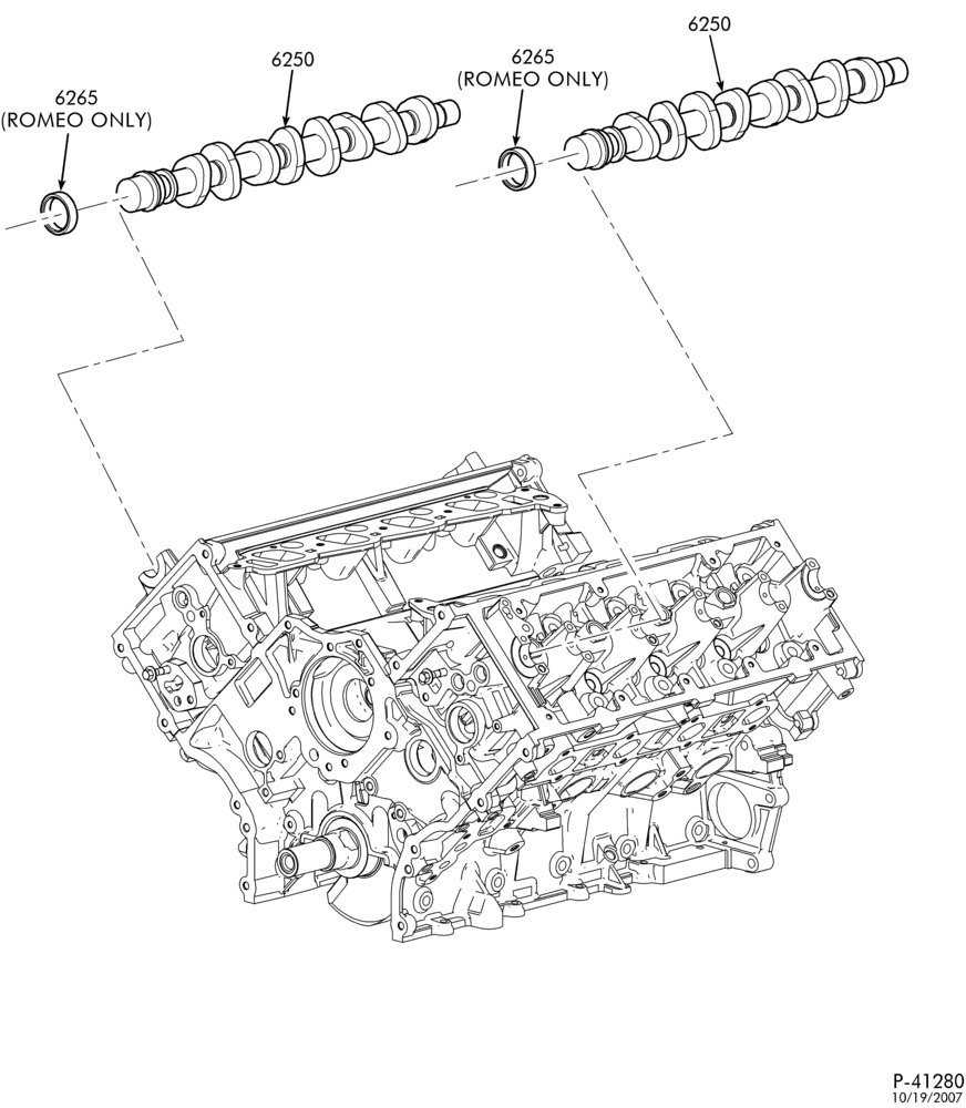 Схема 8 CYL. 4.6L-Camshaft & related parts-F150/250