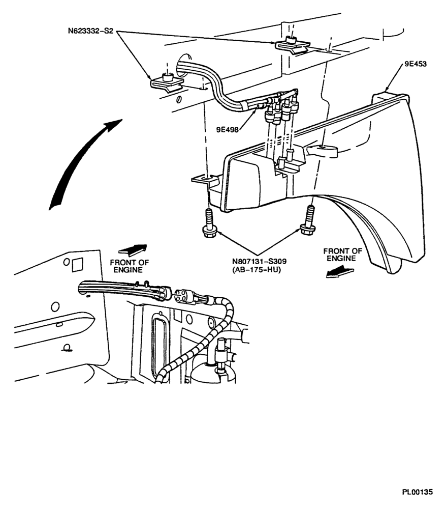 Схема Стартер, IGNITION AND HEADLAMP SWITCHES-Reservoir vacuum, tubing & related parts