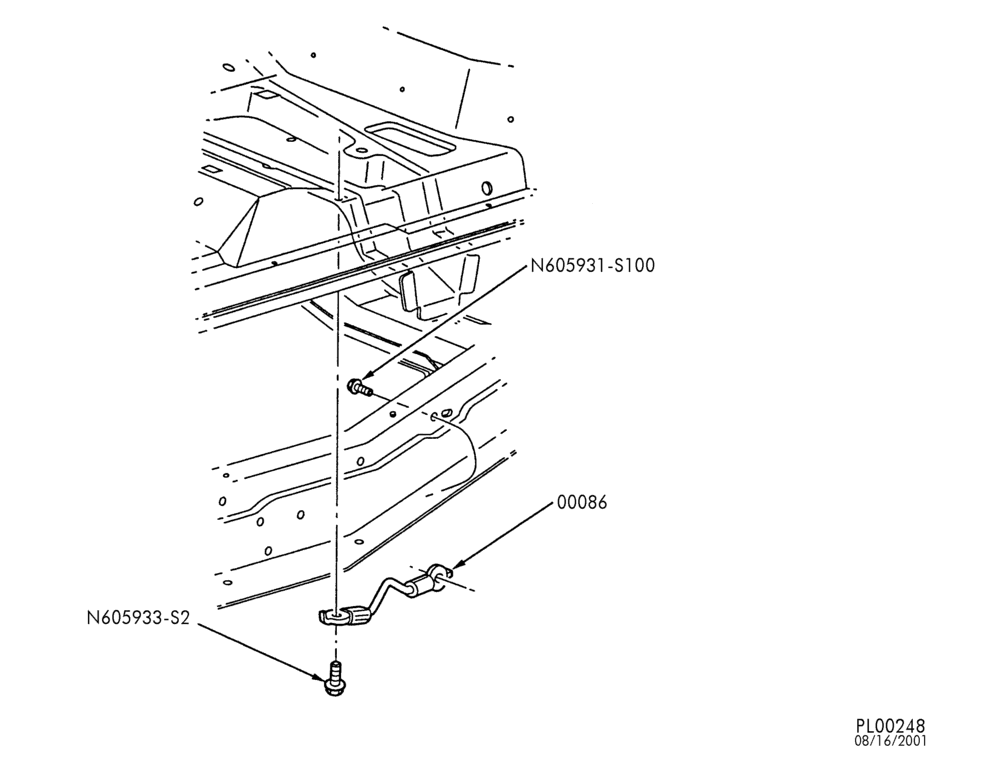 Схема EXHAUST-Frame - cab restraint & related parts-F150 (7700)