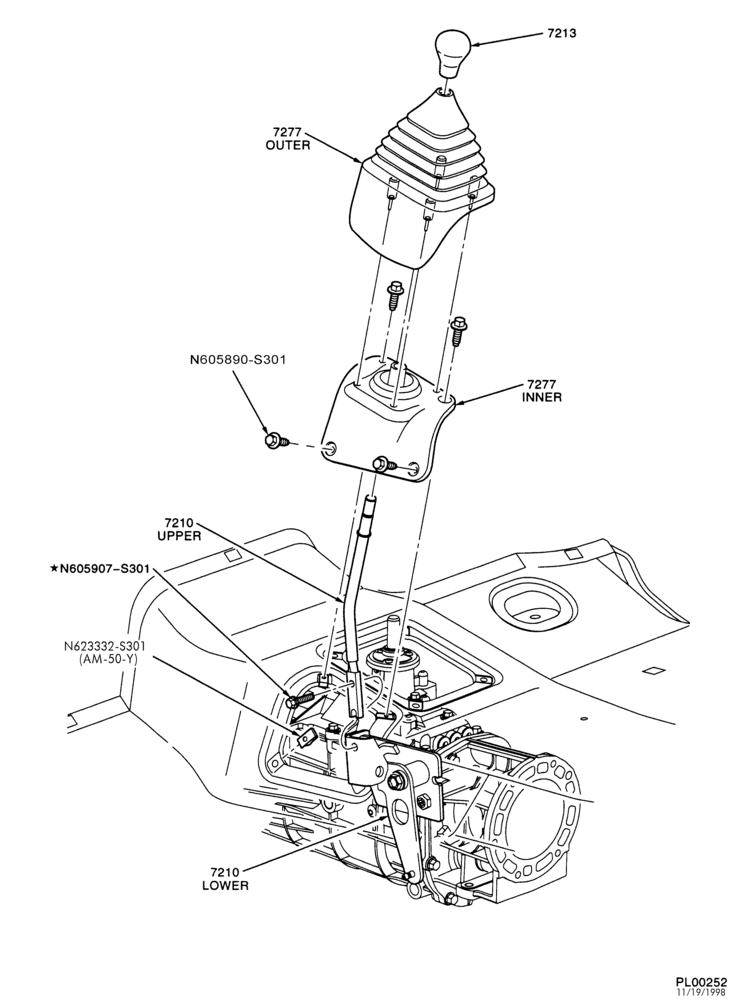 Схема TRANSMISSION CASE EXTENSION HOUSING - 5 SPEED - ZF-Transfer case shifter & related parts (4x4)-F150