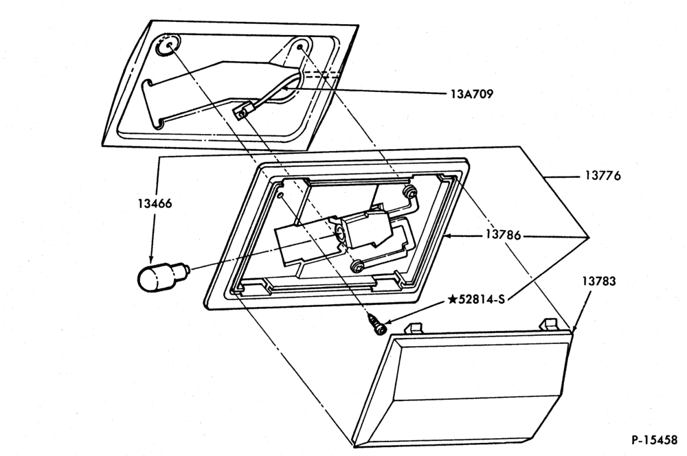 Схема LAMPS-Dome lamp and related parts-F100/350,
