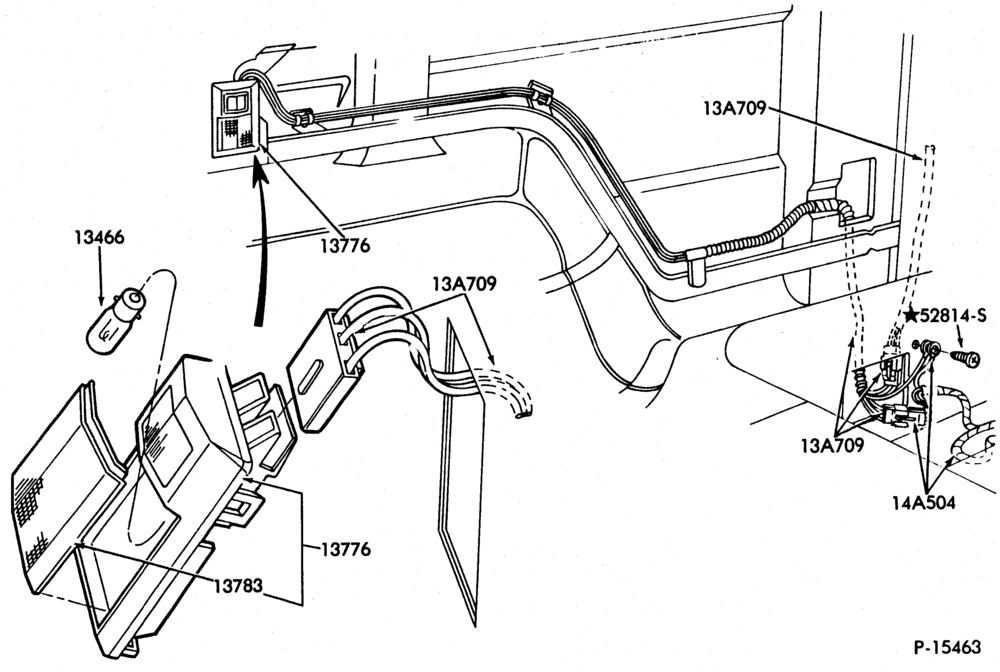 Схема LAMPS-Cargo area lamp & related parts-U150