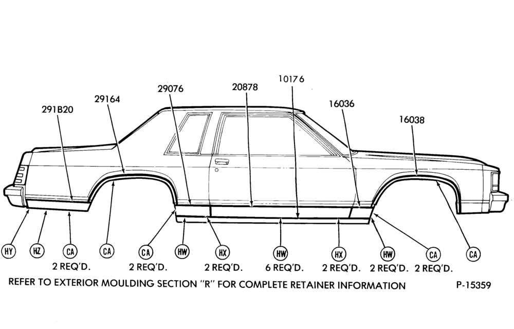 Схема BODY SIDE - BODY TYPE 66L