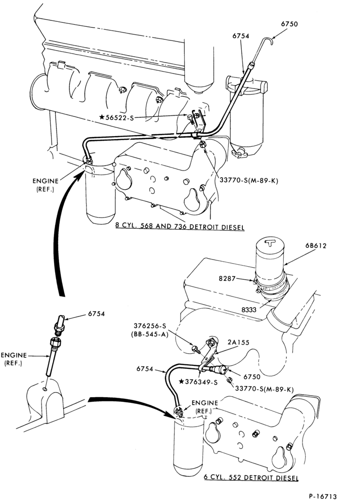 Схема V6 CYL. 9.0L (552 C.I.D.) DIESEL - DETROIT 6V-92-L-LN-LNT-LT-LTS900