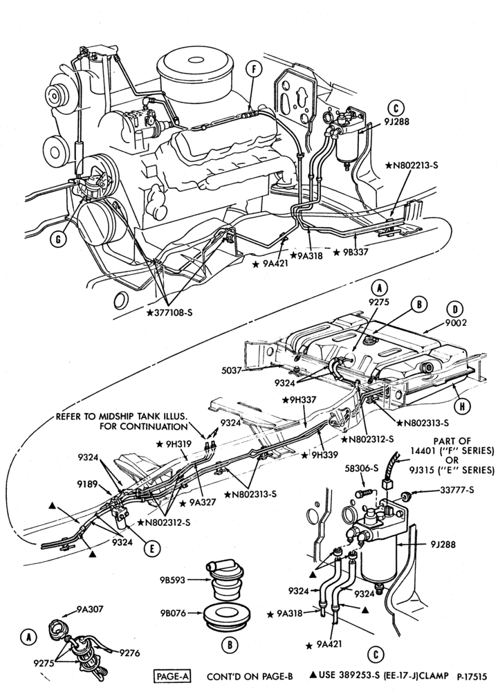 Схема 8 CYL. 6.9L (420 C.I.D.)-DIESEL-Page A - Page C