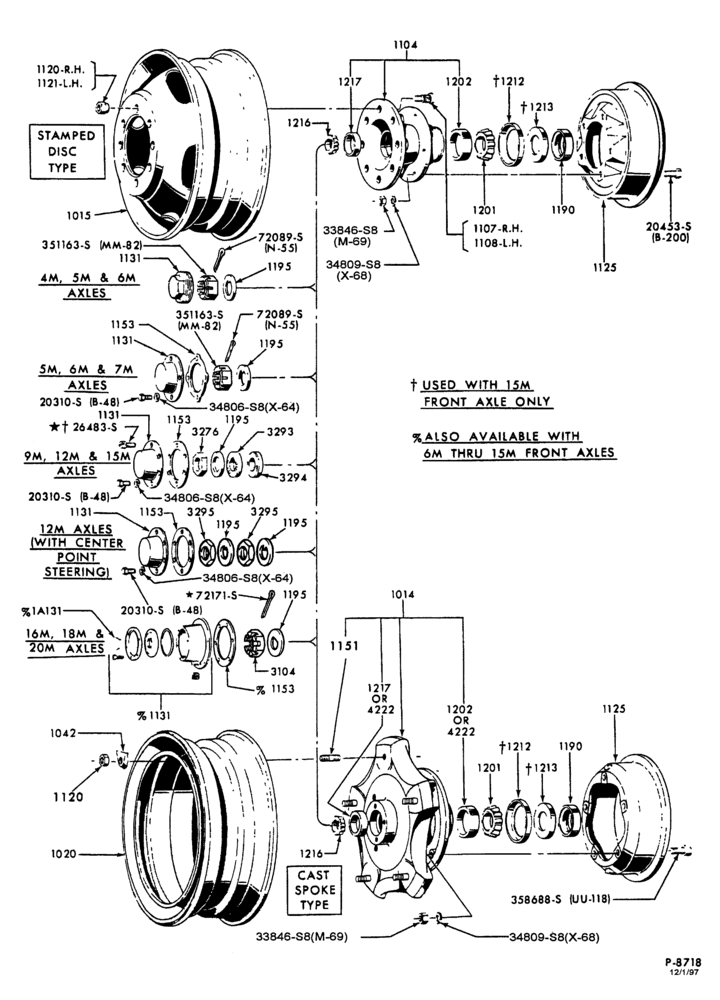 Схема SPARE WHEEL CARRIERS-Front wheel-typical-B600/700