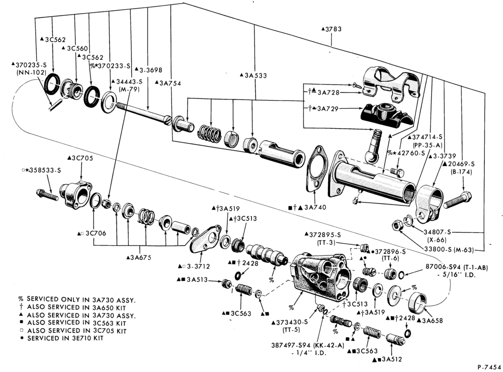 Схема STEERING-Control valve assy.